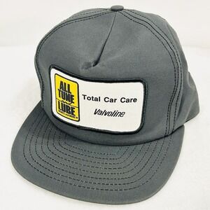 Valvoline Vintage USA Total Car Care‎ Trucker Hat Cap Adjustable Snapback Gray
